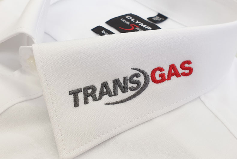 Hemd mit Logo-Bestickung Transgas