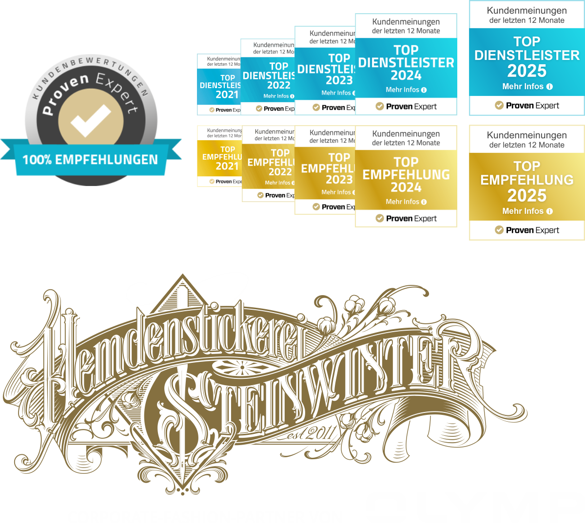 Proven Expert - 100 % Empfehlungen