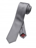 OLYMP Krawatte slim 6 cm -grau-
